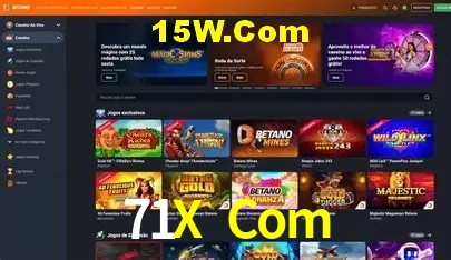 Biblioteca de slots populares na 71X Com